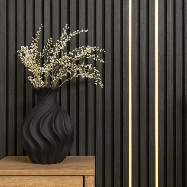 Trepanel Bright® Wall Panel Bluetooth LED Strip Lights With Black Casing - 2.4m Pack of 2