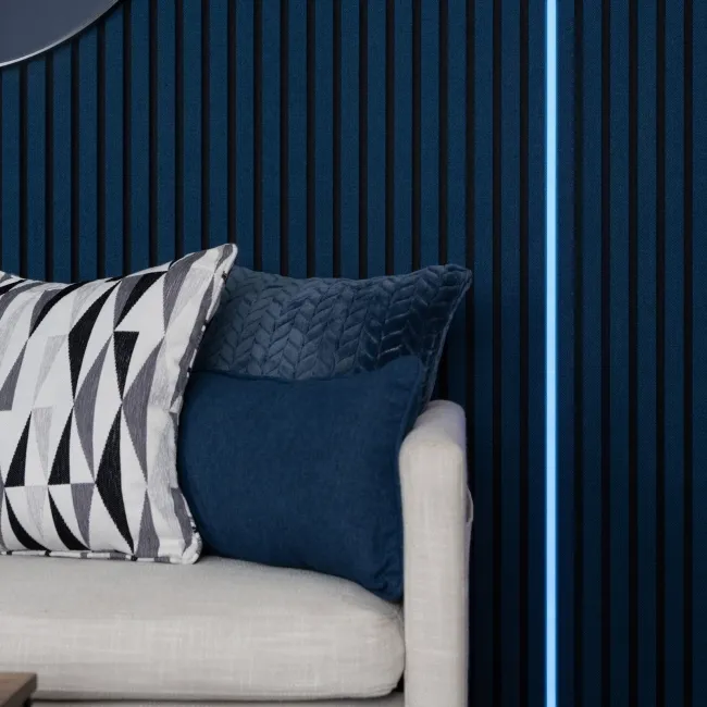 Trepanel Bright® Wall Panel Bluetooth Multi Colour LED Strip Lights With White Casing – 2.4m Pack of 2