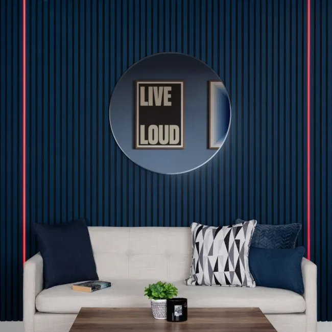 Trepanel Bright® Wall Panel Bluetooth Multi Colour LED Strip Lights With White Casing – 2.4m Pack of 2