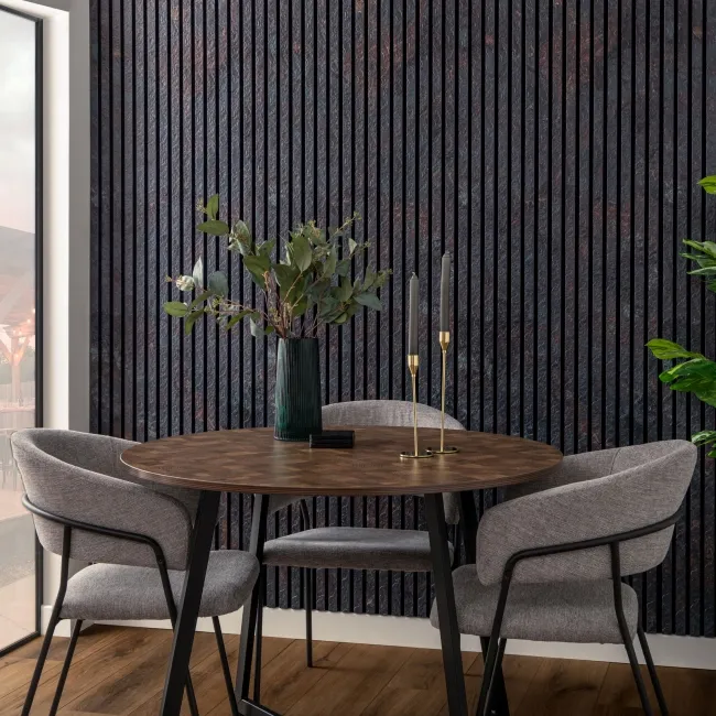 Trepanel Design® Dark Peacock Slate Effect Acoustic Wall Panels