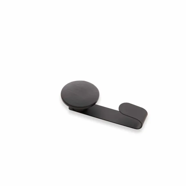 Trepanel Customise® Wooden Hanger Black Vertical Metal Hook