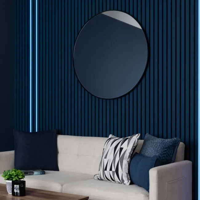 Trepanel Bright® Wall Panel Bluetooth  Multi Colour LED Strip Lights With White Casing – 2.4m Pack of 4