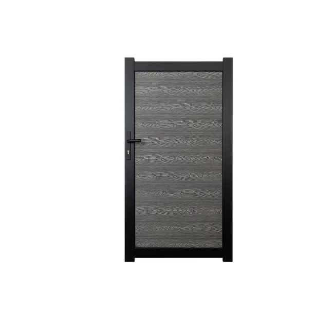 LuxeLine® Grey Garden Gate 1730x900mm - Standard Handle