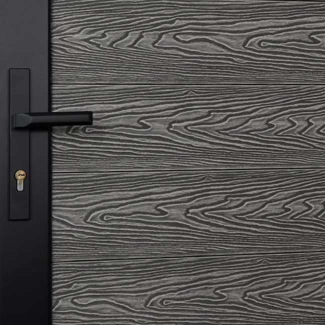 LuxeLine® Grey Garden Gate 1730x900mm - Standard Handle