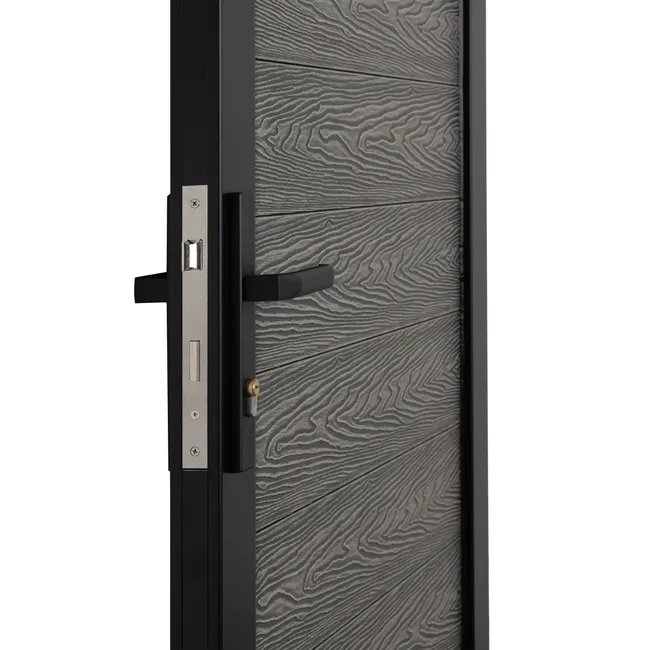 LuxeLine® Grey Garden Gate 1730x900mm - Standard Handle