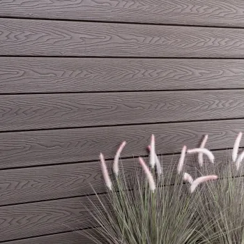 LuxeLine® Walnut Embossed Shiplap Composite Wall Cladding - 2900mm