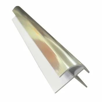 Trepanel Aqua® Shower Panel PVC External Corner Joint Silver