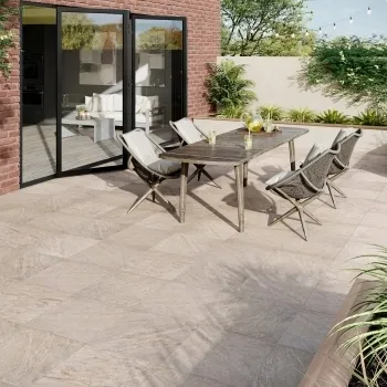 Icaria Plus Ocre Porcelain Paving Slabs