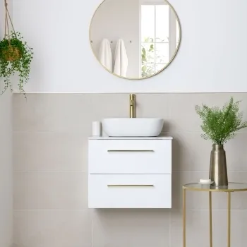 Driftstone Matt White Stone Effect Wall and Floor Tiles