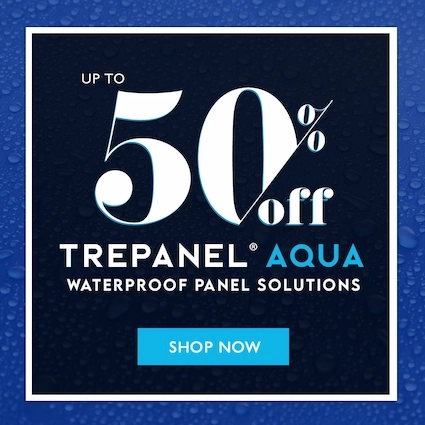 50% Off Aqua Shower Panels