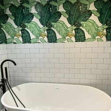 Chalk Farm Matt Flat White Mini Metro Tiles