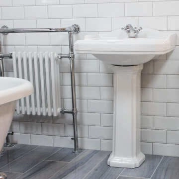 Linear Gloss White Brick Tiles