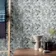 Tephra Metallic Moon Herringbone Mosaic Tiles