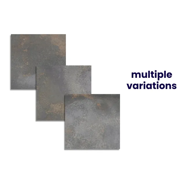 Yuri® Graphite Grey 90% Recycled Stone Effect Wall and Floor Tiles