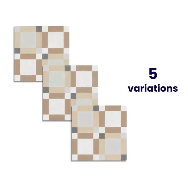 Kandi Butterscotch Pattern Wall and Floor Tiles