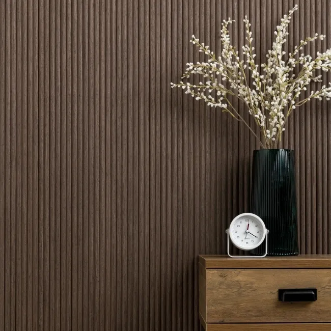 Trepanel Flex® Walnut Brown Flexible Wood Panels 1200x600