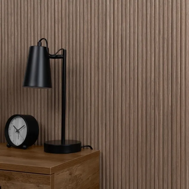 Trepanel Flex® Smoked Oak Flexible Wood Panels 2400x300