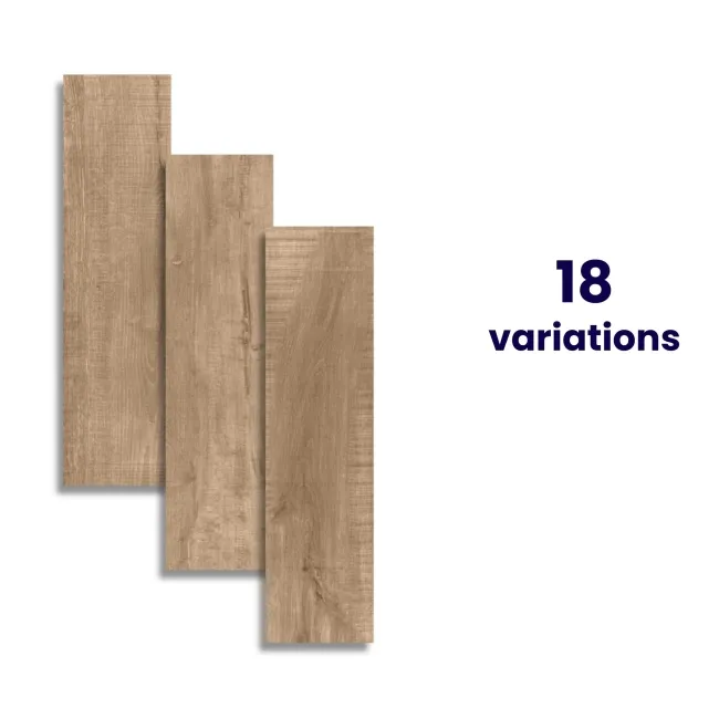 Willow Dark Oak Matt Wood Effect Wall and Floor Tiles