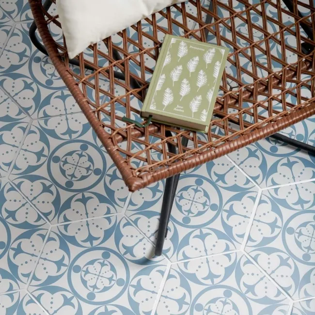 Kendal Hexagon Satin Pattern Wall and Floor Tiles