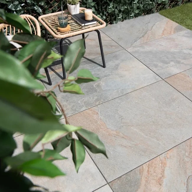 Flint Natural Slate Effect Paving Slabs