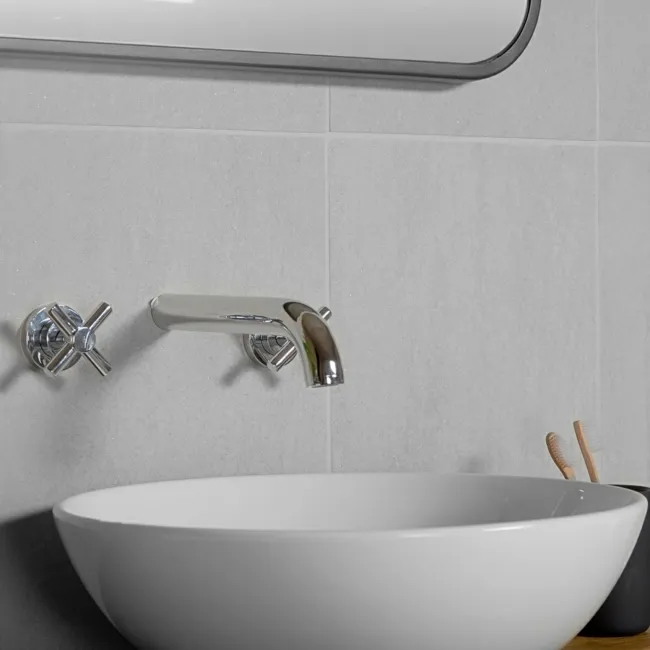 Oasis Haven Matt Grey Stone Effect Wall And Floor Tiles