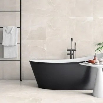 Corinthia Cream Stone Effect Porcelain Wall and Floor Tiles