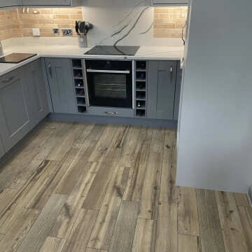 Oakdale Warm Oak Wood Effect Porcelain Floor Tiles