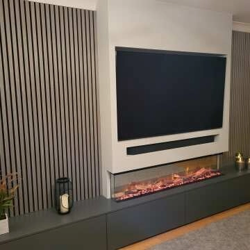 Trepanel® Ash Grey Acoustic Wood Wall Panels