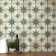 Scintilla Olive Green Star Pattern Tiles