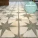 Scintilla Olive Green Star Pattern Tiles
