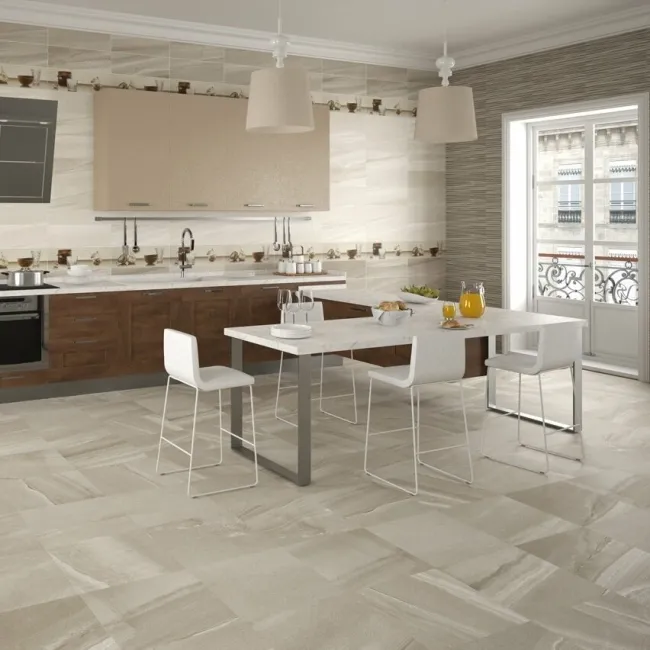 Burlington Taupe Decor Tile 200x600