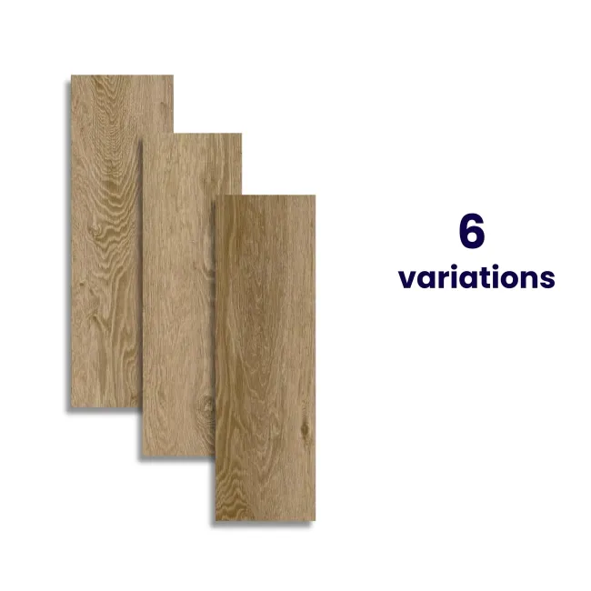 Friston Oak Wood Effect Porcelain Floor Tiles