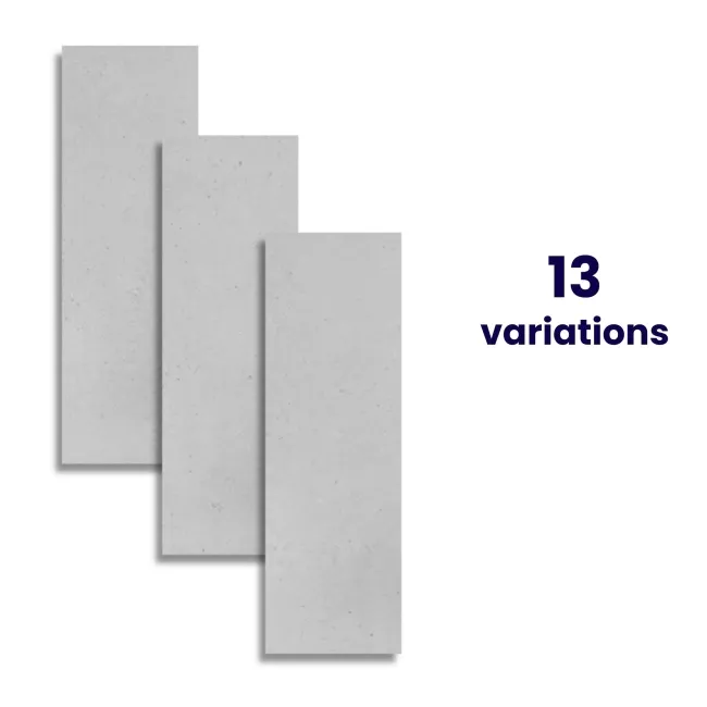 Dover Silver Matt Stone Effect Wall Tiles