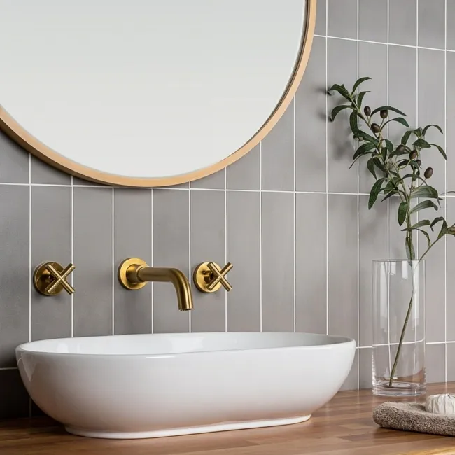 Chatham Grey Matt Brick Wall and Floor Tiles