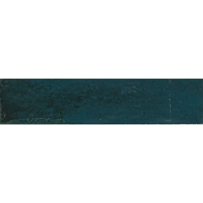 Faith Blue Gloss Rustic Brick Effect Wall and Floor Tile