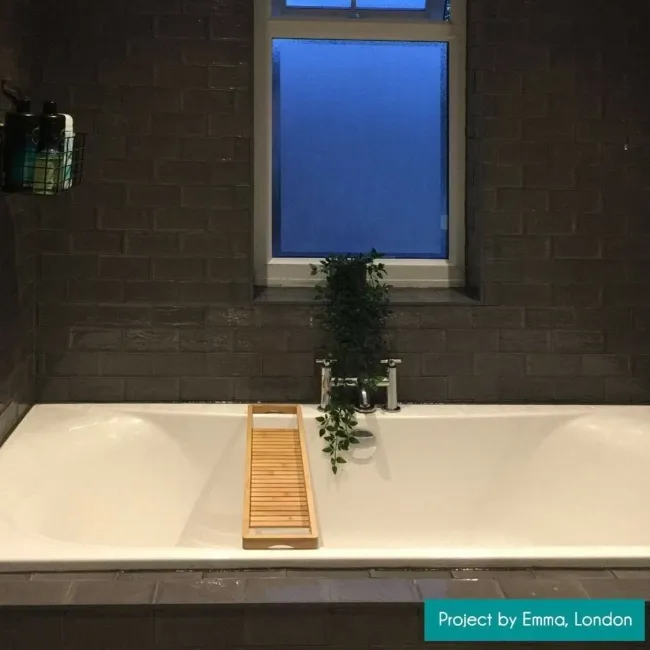 Rustic Gloss Graphite Ceramic Grey Rustic Metro Tiles