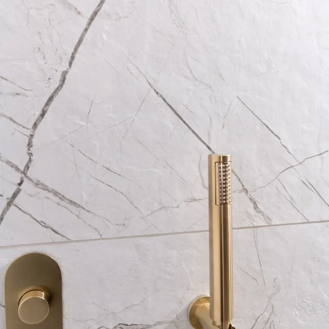 Eterna Marble White Marble Effect Wall and Floor Tiles