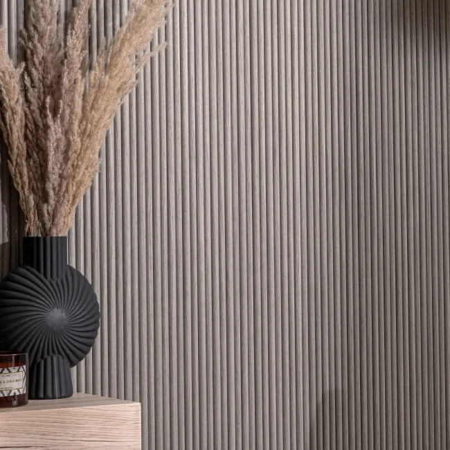 Trepanel Flex® Ash Grey Flexible Wood Panels 2400x300