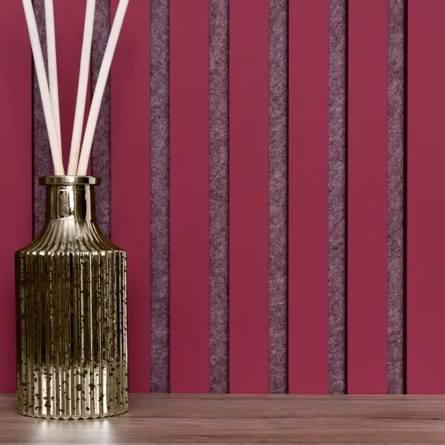 Trepanel® Windsor Wine Red Matt Acoustic Wall Panels