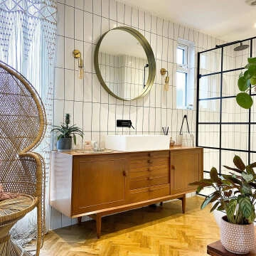 Linear White Matt Brick Shape Wall Tiles 300x100