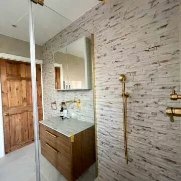 Valentina Alabaster White Splitface Effect Wall Tiles