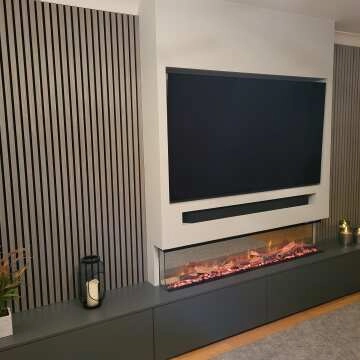 Trepanel® Ash Grey Acoustic Wood Wall Panels