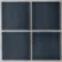 Capsule Dark Blue Grey Art Deco Engraved Decor Wall Tiles