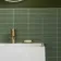 Hamlet Green Porcelain Matt Metro Wall and Floor Tiles