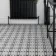 Churchill Monochrome Black & White Mosaic Victorian Matt Tiles