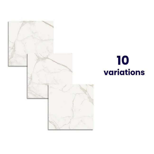 Cappella Gold Veined Matt Marble Effect 605x605 Wall and Floor Tiles