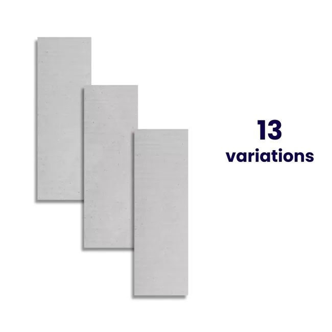 Dover Waves Light Grey Ceramic Stone Effect Wall Tiles