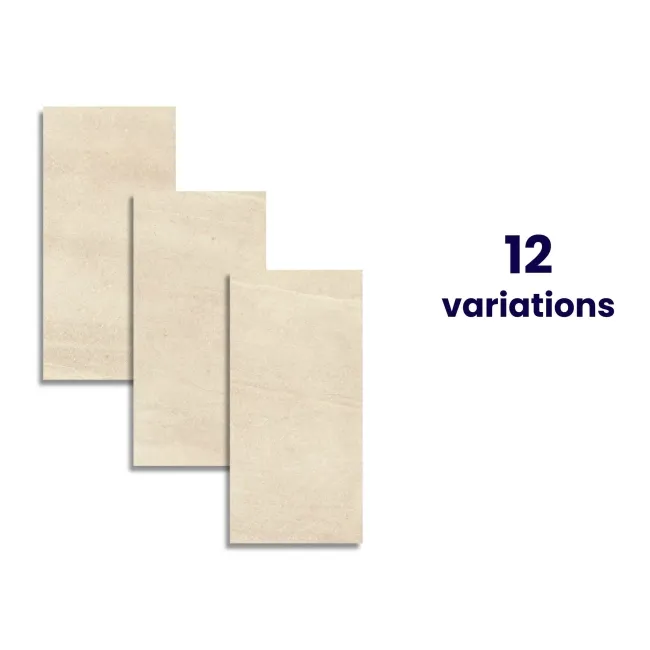 Serenity Beige Rectified Matt Stone Effect Tile 600x300