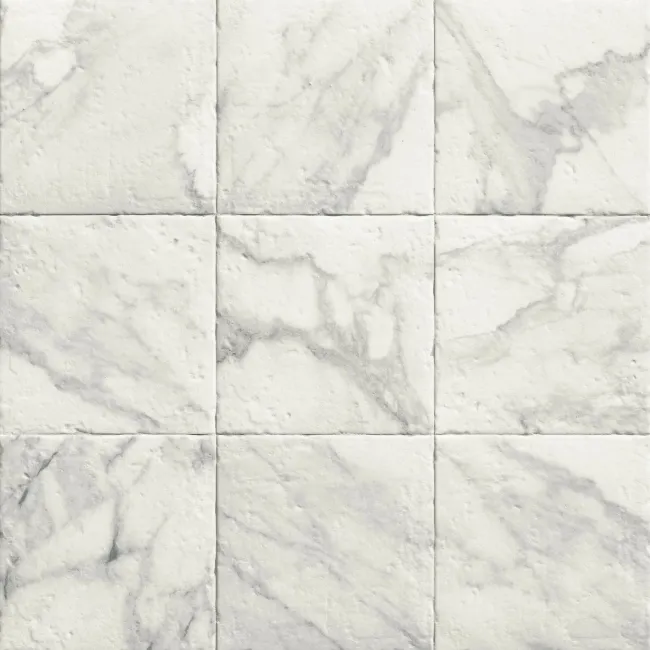 Camden White Marble Effect Wall and Floor Tiles