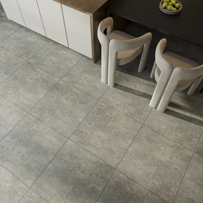 Molton Cemento Grey Concrete Effect Matt Wall and Floor Tiles